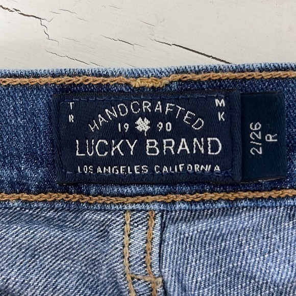 LUCKY BRAND JEANS SWEET STRAIGHT SIZE 2/26R - Picture 9 of 10